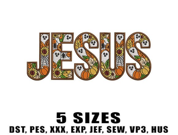 Faith Based Christian Embroidery Design
