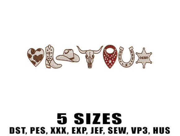 Fall Country Embroidery Design