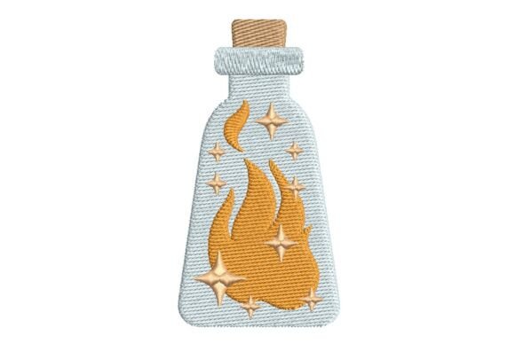 Magic Potion for Fire Power Embroidery Design