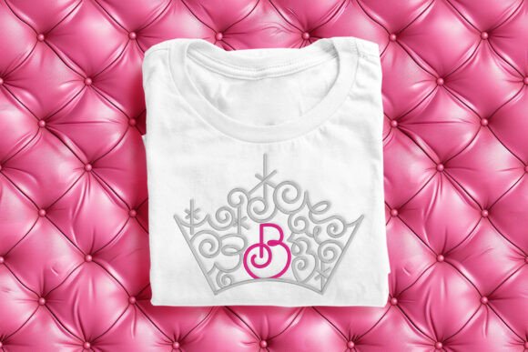 Magical Tiara with Letter B Embroidery