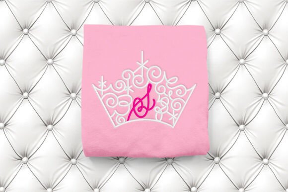 Magical Tiara with Letter S Embroidery