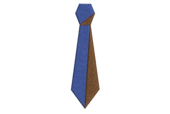 Two-Tone Necktie Embroidery Design